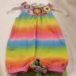 Colorful Rainbow Baby Romper